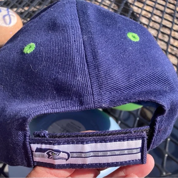 NFL Team Seattle Seahawks Cap 2015 unused NFL adult adjustable vintage - Picture 3 of 14
